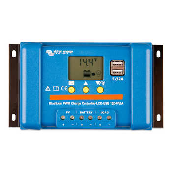 Victron Energy BlueSolar PWM-LCD&USB 12/24V-5A