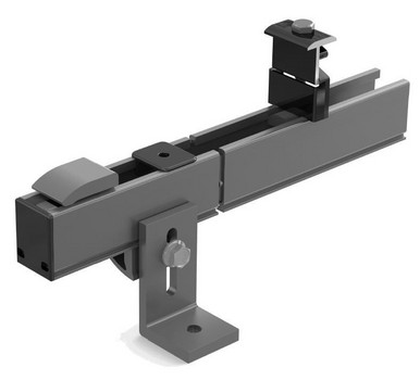 Tamarack Solar 2.3 Rail 84IN Black Flush Mount 4 Panel Rail Kit