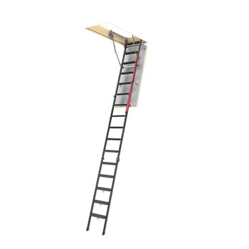 Fakro LMP 2256 22.5 in. x 56.5 in. Insulated Metal Folding Attic Ladder 