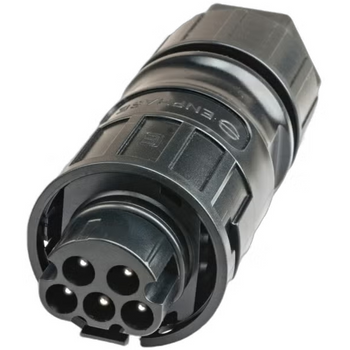 Enphase EN-QD-CONN-10M Field-wireable connector for NA 3 Phase Q Cable. Pack of 10 male. (EN-QD-CONN-10M)