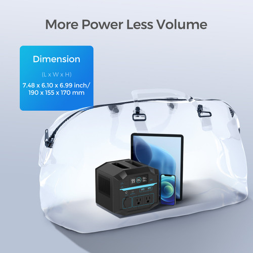 Renogy PHOENIX 200 Portable Power Station W/ E.Flex Portable Solar Panel