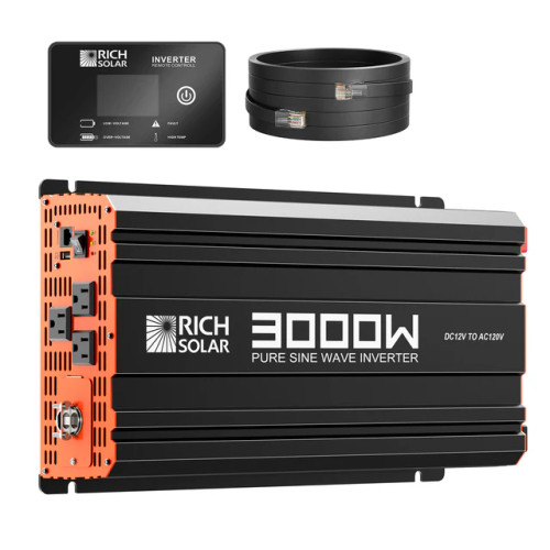 Rich Solar NOVA PURE 3000 Watt 12V Pure Sine Wave Inverter