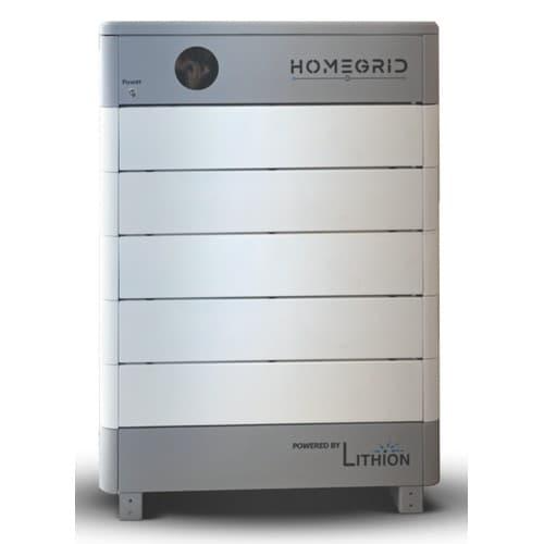 Lithion, HG-FS48100-15OSJ1-H, Homegrid Stackd With Heater, Lithium Iron Battery, 48VDC, 4.8KWH