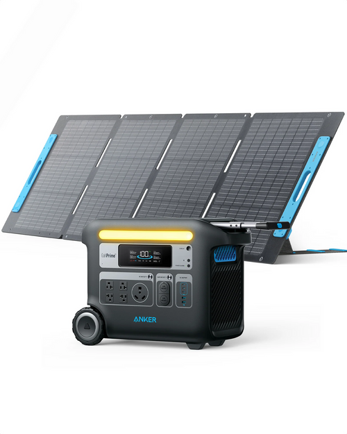 Anker SOLIX F2000 Solar Generator + 200W Solar Panel