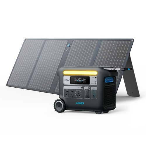 Anker SOLIX F2000 Solar Generator + 100W Solar Panel