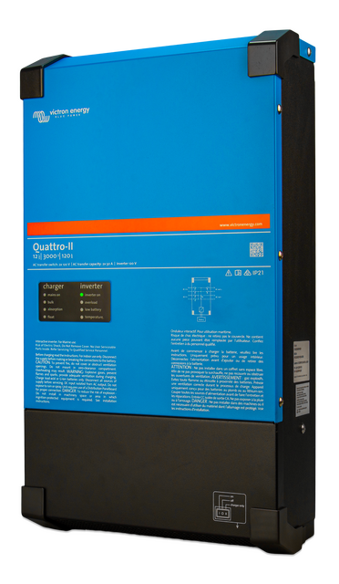 Victron Energy Quattro-II 12/3000/120-50/50 2x120V