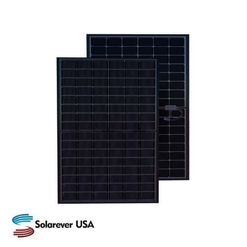 Solarever 450W Mono Solar Panel – Black Frame, 144 Half-Cells