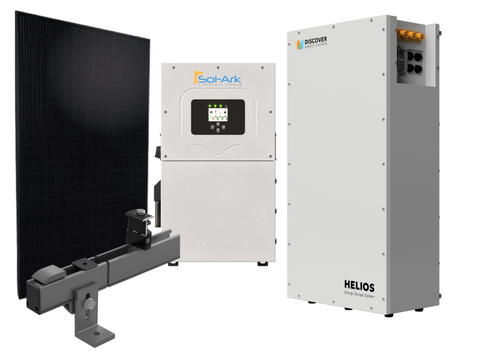 Sol-Ark 15K Whole Home Solar + Storage Kit – With Discover Helios 16kWh Battery