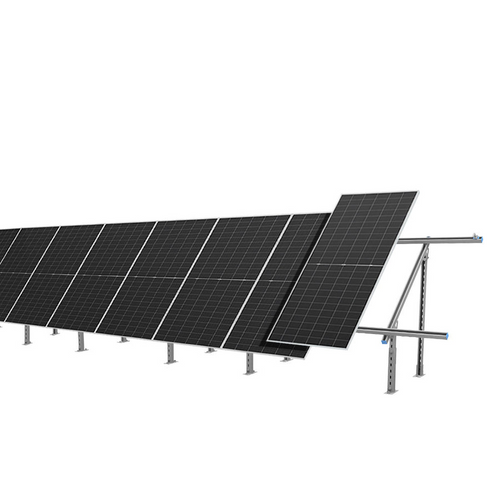 SunGoldPower SGP-GMB-2P Modular & Expandable Ground Mount Brackets for 2× 400W–590W Solar Panels | Heavy-Duty Adjustable (SGP-GMB-2P)