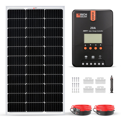 Rich Solar RS-K1002 100 Watt Solar Kit (RS-K1002)