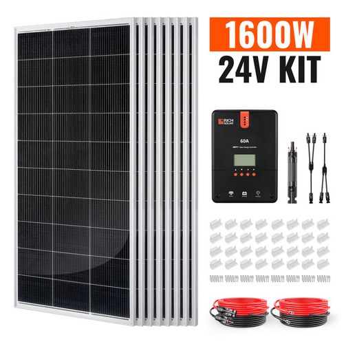 Rich Solar RS-K1660 1600 Watt Solar Kit (RS-K1660)