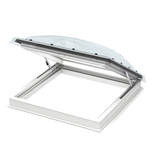 VELUX 39-3/8 in. x 39-3/8 in. Flat Roof Exit Skylight with Polycarbonate Dome, Includes Manual Venting Base