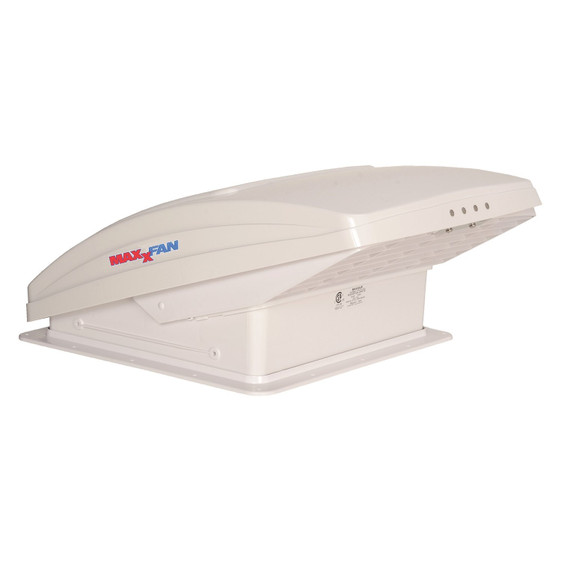 MaxxFan Deluxe 5301K Manually Operated Roof Vent - White