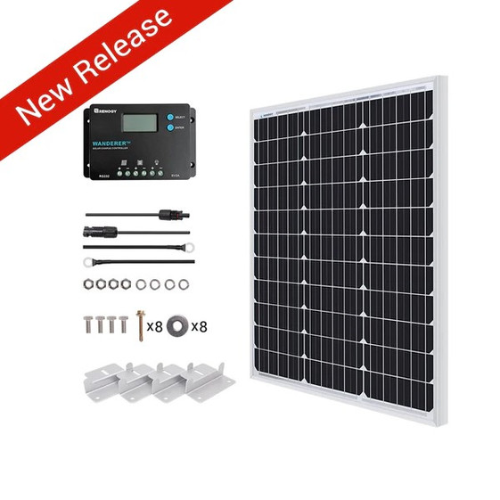 Renogy 50 Watt 12V Monocrystalline Starter Kit