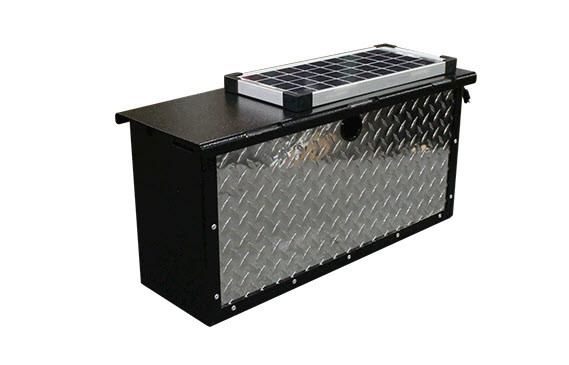 Torklift A7708RS PowerArmor Lockable Battery Box with Solar Panel