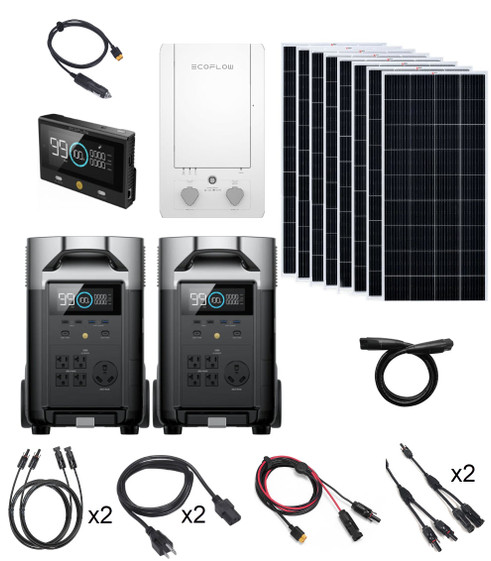 SolarTown | Helios | Home Backup Kit (1600W Solar, 7200W AC out, 7200 Wh battery)
