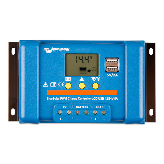 Victron Energy BlueSolar PWM-LCD&USB 12/24V-5A