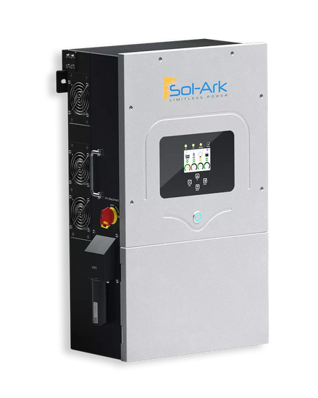 Sol-Ark SA-12K-P, Battery Inverter, Grid Tie, 9000W, 120/240/208VAC, Outdoor, 10 Yr Warranty