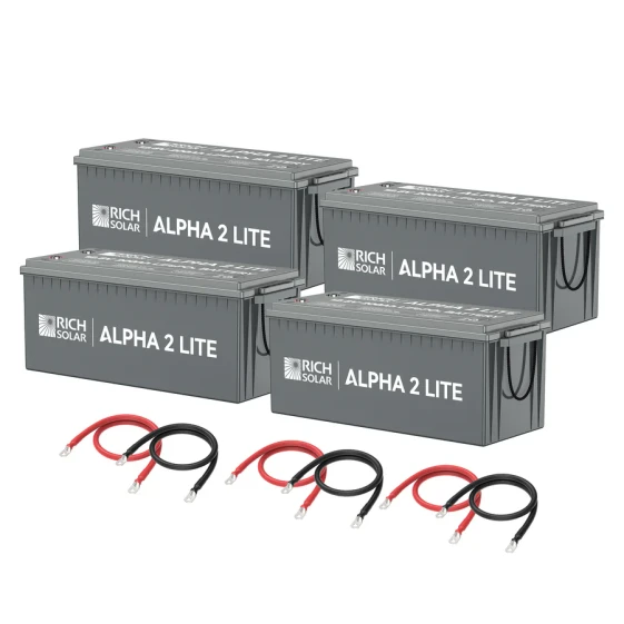 Rich Solar 12V - 800AH - 10.2kWh Lithium Battery Bank