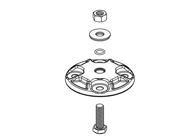 Tamarack Solar Multimount - Standoff Base Kit - 8 Pack