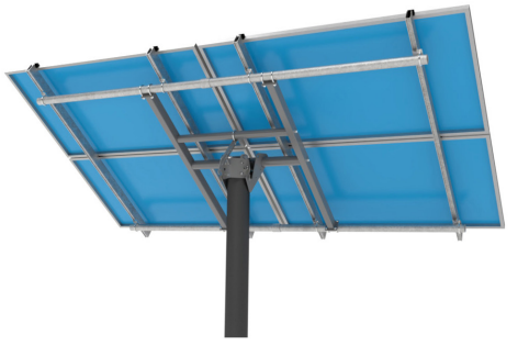 Tamarack Solar 4 Module Pole Top Mount TTP-A-4HW-93