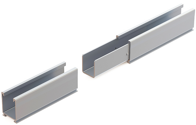 Tamarack Solar 88375 Flush Mount 1.6 Rail Splice (Box of 96)