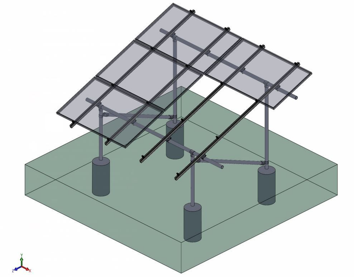 Tamarack Solar GM KIT C - 3 Modules - 140" - for 0 Posts