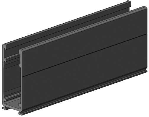 Tamarack Solar  90910-US 3.1 Rail - 70-IN length - Mill Finish (Box of 8) - Made in US