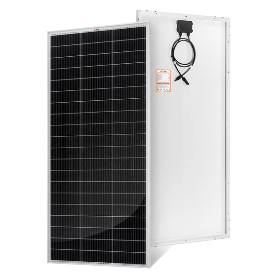 Rich Solar MEGA 200 PRO | 200 Watt 24 Volt Solar Panel | Premium 24V Off-Grid Solar Panel for RVs, Trailers, Cabins | 25-Year Output Warranty | UL Certified