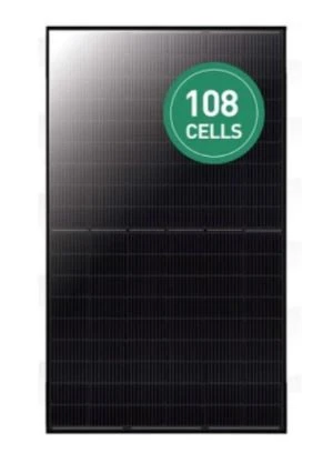 PhonoSolar PS400M6H-18/VHB 400W All-Black Mono-PERC Half-Cell Panel – 20.48 % Efficiency, 12-Yr Product / 25-Yr Performance Warranty (PS400M6H-18/VHB)