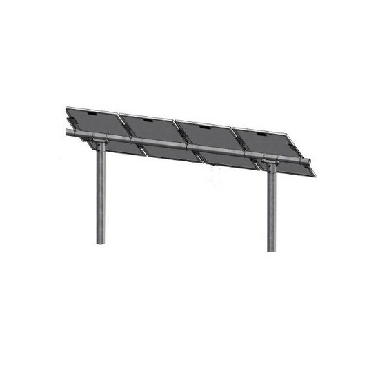 Tamarack Solar UNI-PGRM/4P2 Portrait Pole Mount for (4) modules 38-IN - 72-IN long, 2 posts (UNI-PGRM/4P2)
