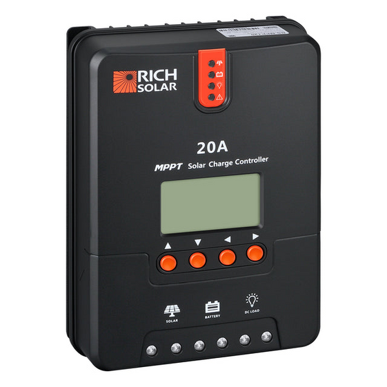 Rich Solar RS-MPPT20 20 Amp MPPT Solar Charge Controller (RS-MPPT20)