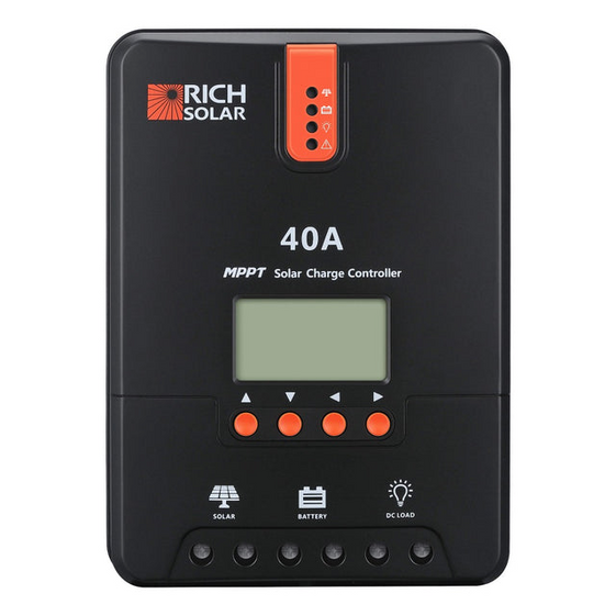 Rich Solar RS-MPPT40 40 Amp MPPT Solar Charge Controller (RS-MPPT40)