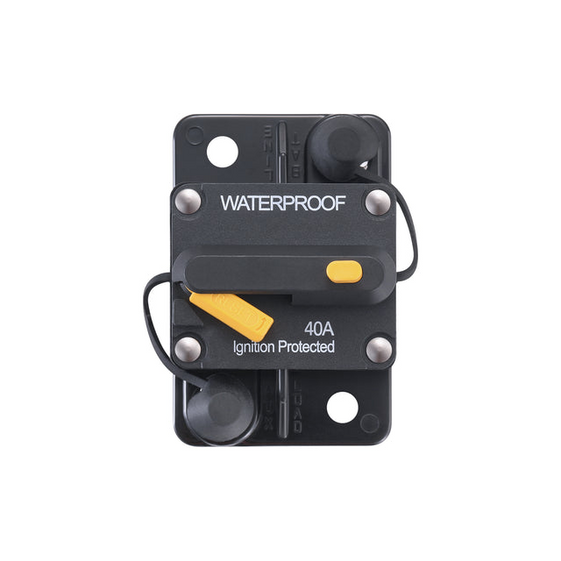 Rich Solar RS-CB40 Single Pole Waterproof Circuit Breaker | Waterproof Thermal Type Breaker (RS-CB40-Main)