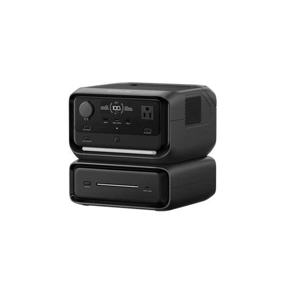 EcoFlow EFRIVER3Max-US RIVER 3 Max (RIVER 3 Plus + Extra Battery 300) Portable Power Station (EFRIVER3Max-US)