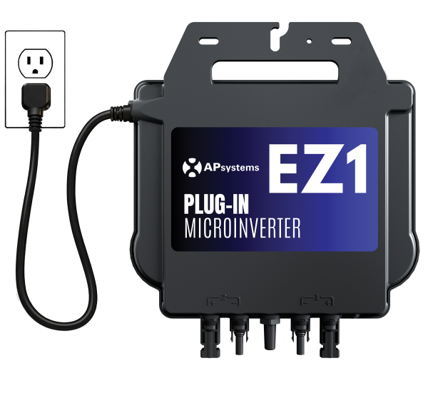 APSystems EZ1-LV-NA EZ-LV W-Fi Version for DIY. Portable Solar Includes Plug (140219)