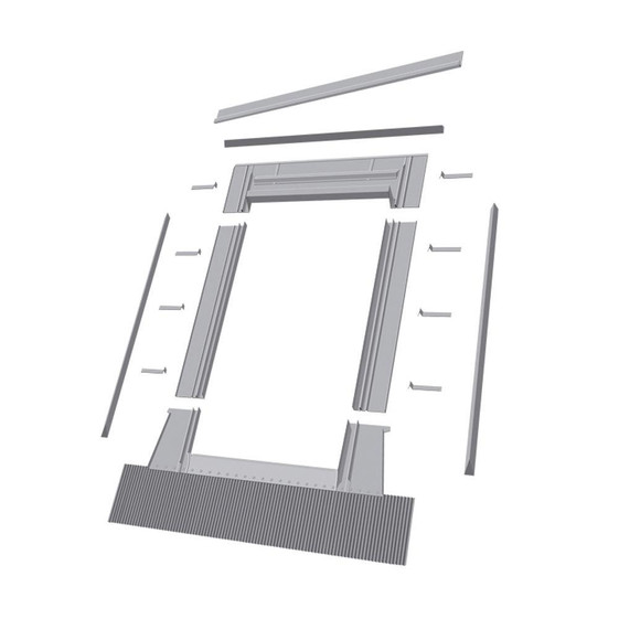 EHW 24 in. x 46 in. Aluminum High Profile Flashing Kit