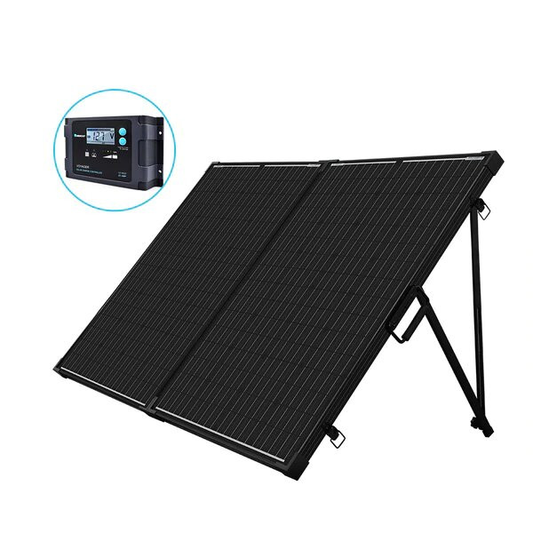 Renogy 200 Watt 12 Volt Monocrystalline Foldable Solar Suitcase with waterproof 20A charge controller