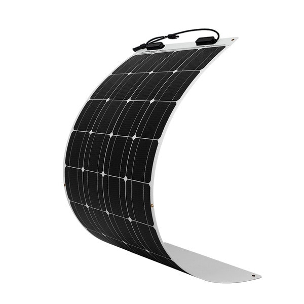 RENOGY Zonnepaneel, 100 W, 12 volt (slank design), monokristallijn zonnepaneel, fotovoltaïsche zonnecel, ideaal voor het opladen van 12 V batterijen, camper, boot, zwart