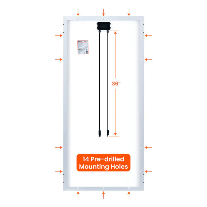 Rich Solar MEGA 200 Watt 24 Volt Solar Panel