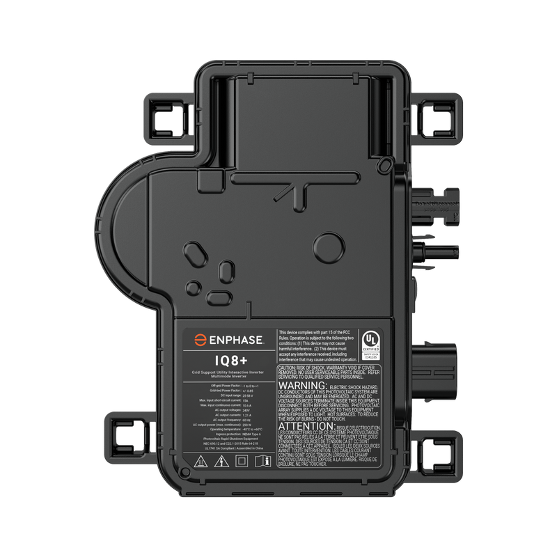 Enphase IQ8PLUS-72-M-US Microinverter (MC4, 300W, Grid-Tied)