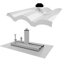 Quick Mount PV QMC-TRF-W A 12 W-Tile Flashing
