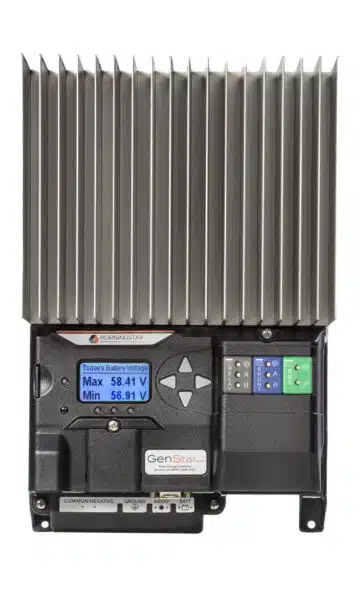 Morningstar Genstar MPPT (12/24/36/48V) 8000W/200V (max. input), 100 amp (charging) 30 amp (load) w/ meter (includes RTS)