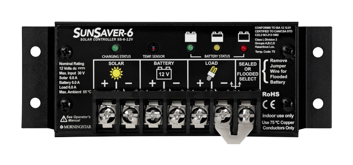 Morningstar SunSaver SS-6-12V PWM Charge Controller