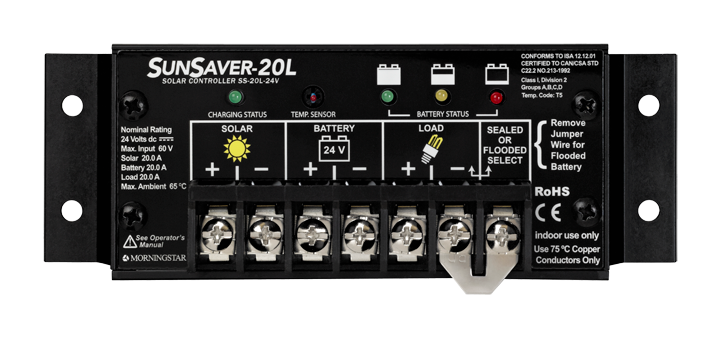 Morningstar SunSaver SS-20L-24V PWM Charge Controller