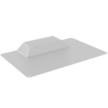 IronRidge Tile Hook Deck Flashing, Mill (Priced as each)