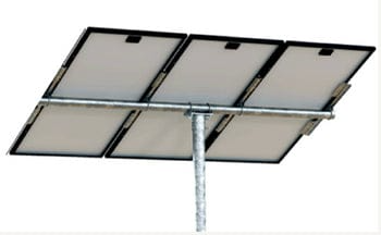 Tamarack Solar Portrait Pole Mount for (3) modules 72-IN - 96-IN long, 1 post, UNI-PGRM/3P1-47
