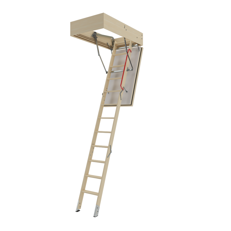 Fakro LWF60 2547 25 in. x 47 in. Fire Rated Wood Attic Ladder 