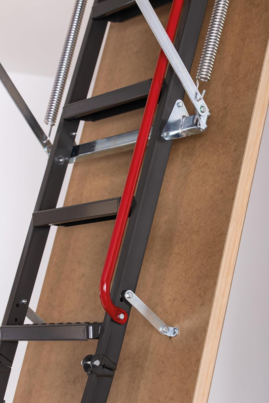 Fakro LME 3054 30 in. x 54 in. Insulated Metal Folding Attic Ladder