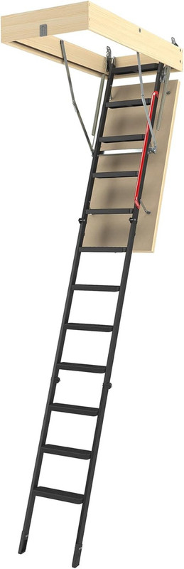 Fakro LME 2254 22 in. x 54 in. Insulated Metal Folding Attic Ladder